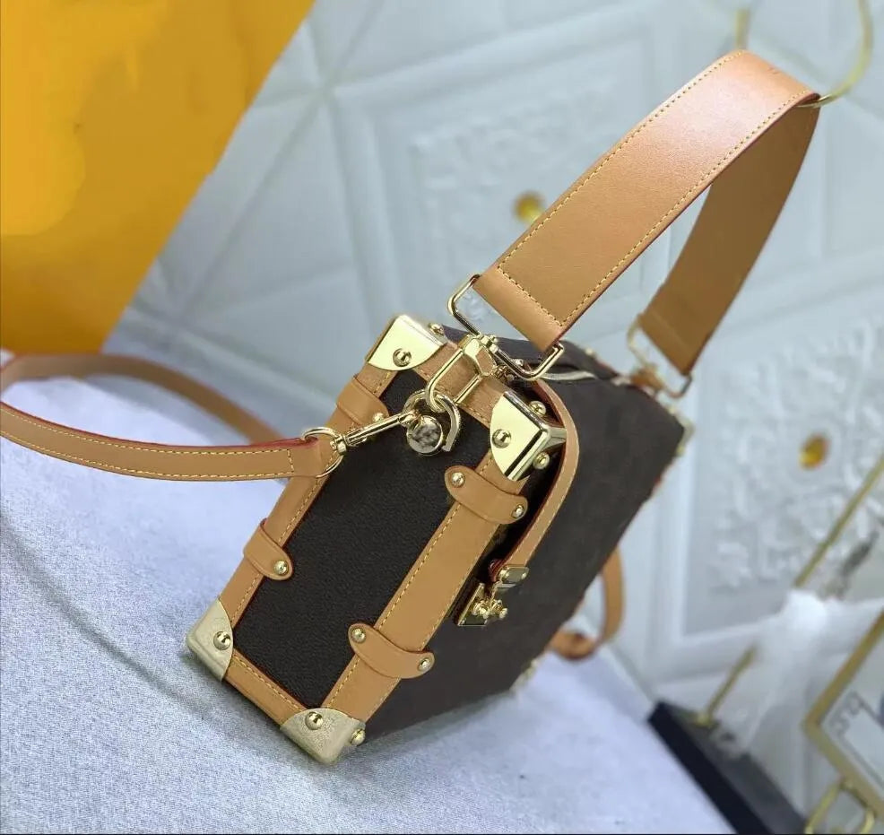 Designer Bags Tote Bag Shoulder Bag Lady Bag Side Trunk Yellow Leather Printed Color Box Purse Women Crossbody Bag Messenger Coin Purse Camera Suitcases